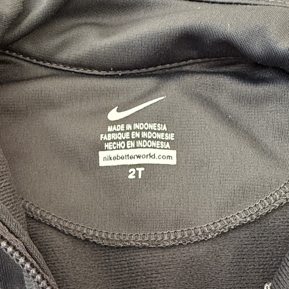 Nike Youth Orange and Gray Track Jacket - Picture 2 of 3